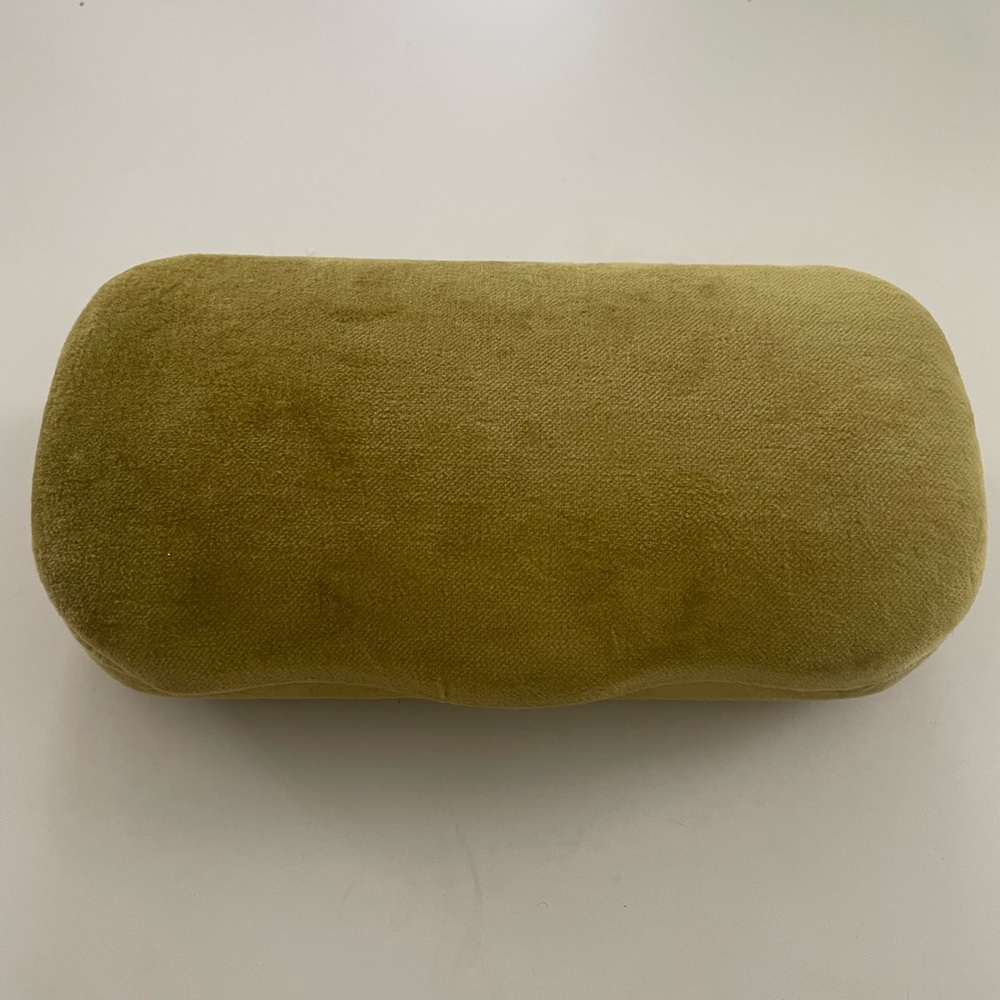 Gucci Olive Green Velvet Eyeglass Case
